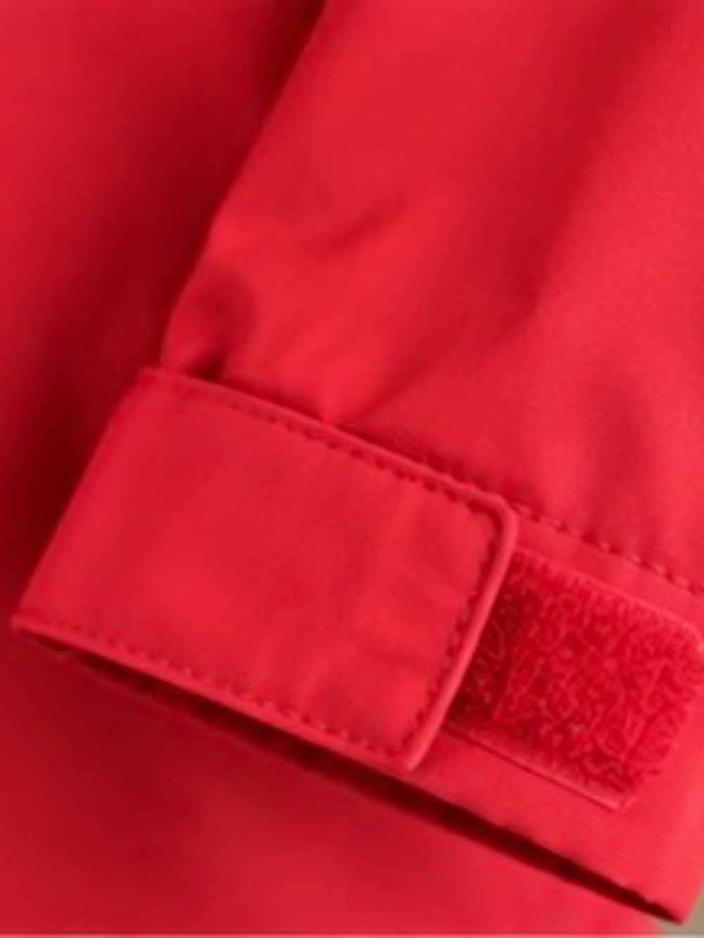 Columbia Staydry Waterproof Rain Jacket XL Altered Sleeves Red Pit Zips - Picture 5 of 12